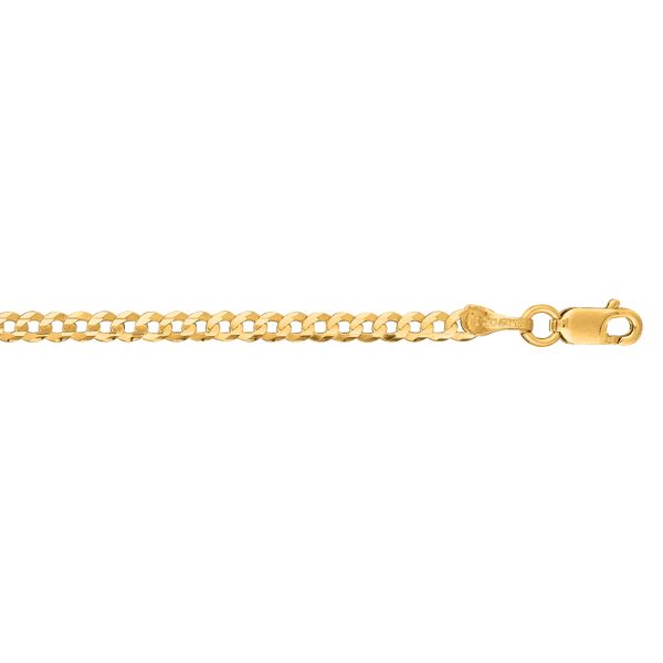 14K Gold 2.6mm Comfort Curb Chain Midtown Jewelers Herndon, VA