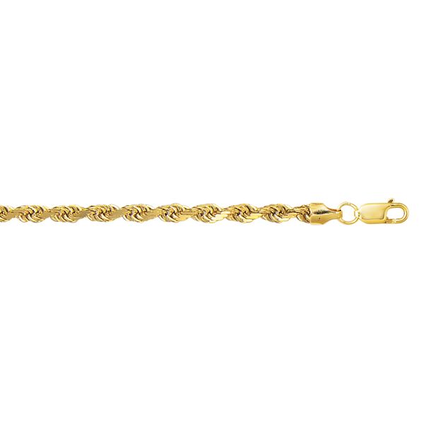 14K Gold 4mm Lite Rope Chain  J. West Jewelers Round Rock, TX