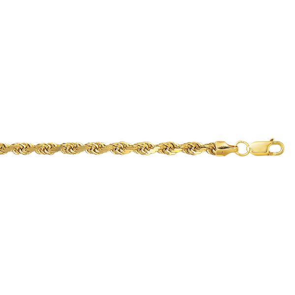 Royal Chain 14K Gold 5mm Lite Rope Chain HSR135-22 Karen's