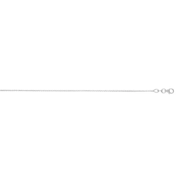 18K Gold 1.0mm Extendable Cable Chain 