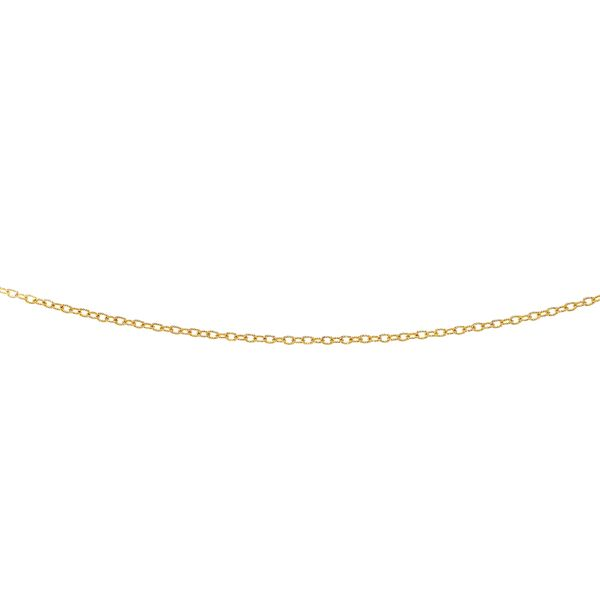 1.5mm 14K Solid Gold Ball Chain Necklace with Lobster Lock