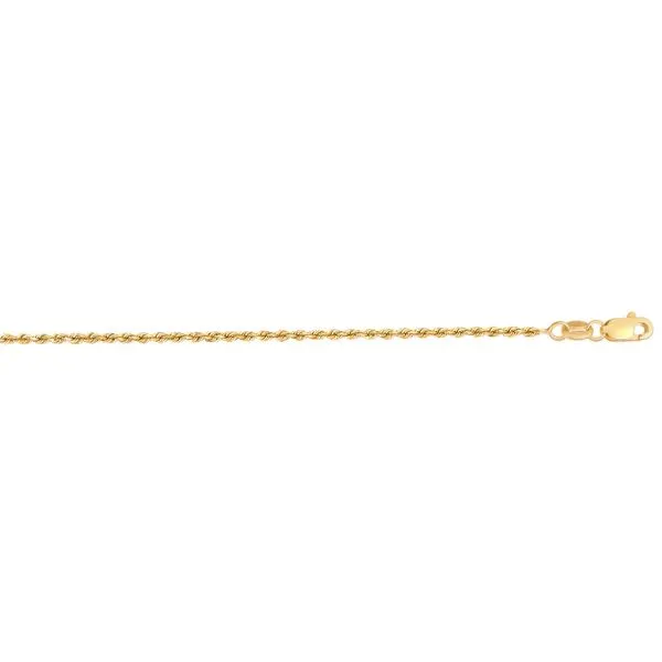 14K Gold 1.4mm Diamond Cut Royal Rope Chain