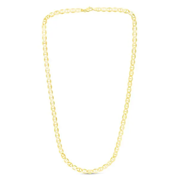 14K Gold 5.5mm Mariner Chain