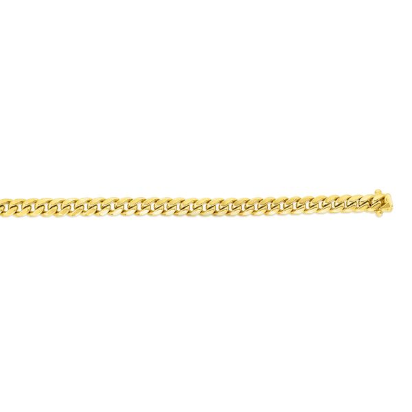 14K Gold 5mm Semi-Solid Miami Cuban Chain  J. West Jewelers Round Rock, TX