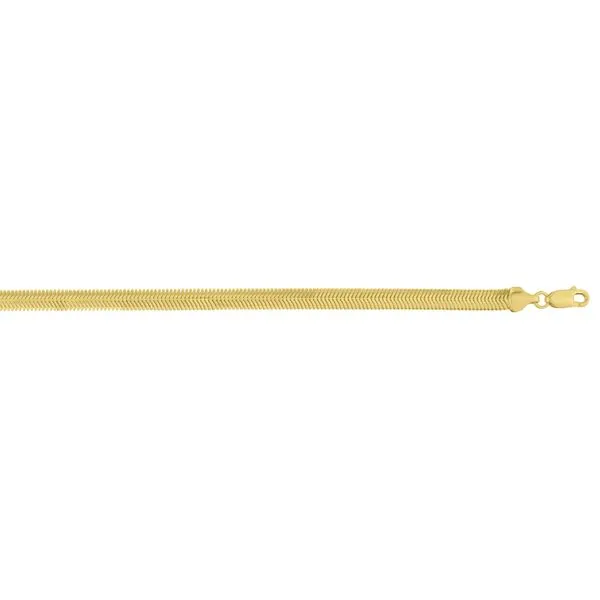 14K 5.3mm Oval Snake Chain