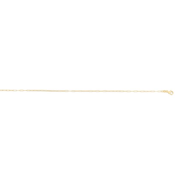 14K 1.2mm Paperclip Necklace Wood's Jewelers Mt. Pleasant, PA
