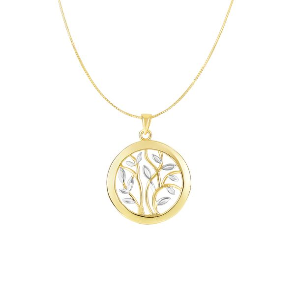 Tree of Life Family Name Pendant - Buy Certified Gold & Diamond Pendants  Online | KuberBox.com - KuberBox.com