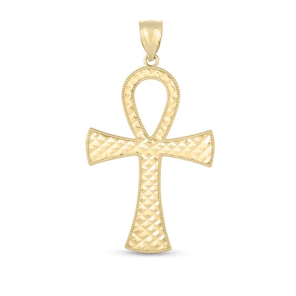 14K Gold Ankh Cross Pendant Palomino Jewelry Miami, FL