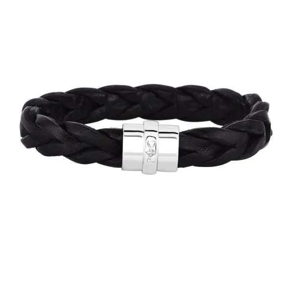 Split Braid Leather Bracelet 