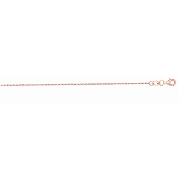 14K Gold 1.1mm Diamond Cut Cable Chain Ware's Jewelers Bradenton, FL