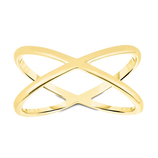 14K Gold Crisscross Ring Karen's Jewelers Oak Ridge, TN