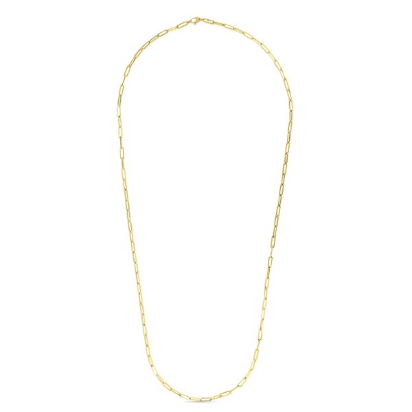14K Gold 4.2mm Paperclip Chain Midtown Jewelers Herndon, VA