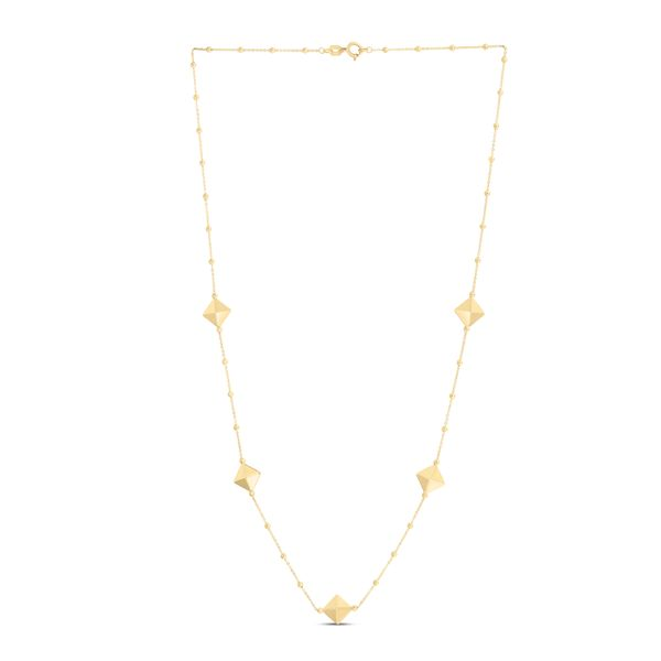 RS Pure by Ross-Simons 2.25 ct. t.w. Emerald Station Necklace in 14kt  Yellow Gold - Walmart.com
