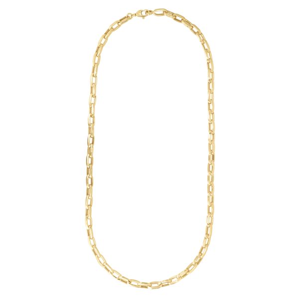 14K Men's Paperclip Necklace Karen's Jewelers Oak Ridge, TN