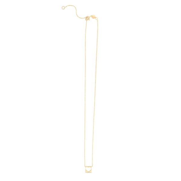 14K Gold Cutout Heart Necklace. Jewel Smiths Oklahoma City, OK