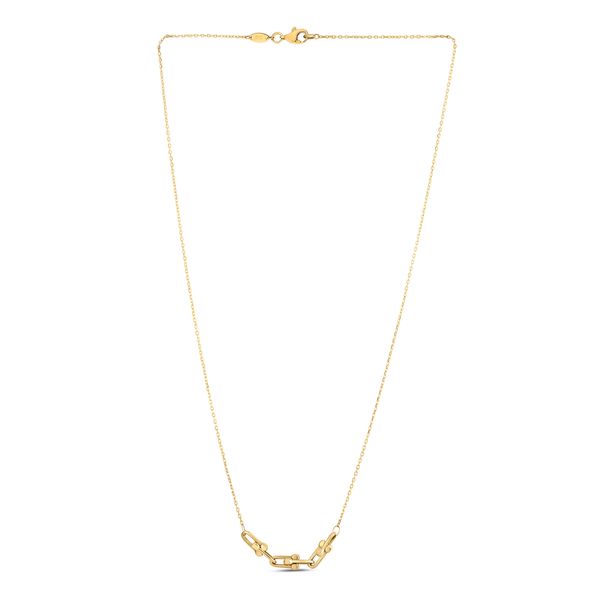14K Mini JAX Link Necklace Grogan Jewelers Florence, AL