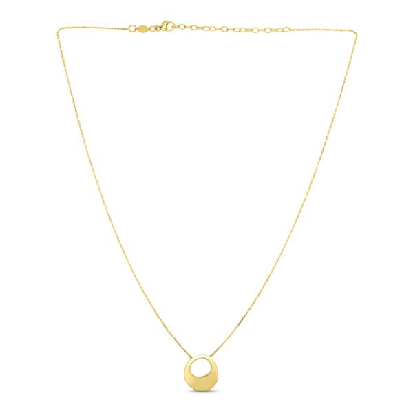 Diamond open circle pendant – Erfdeel Juwele