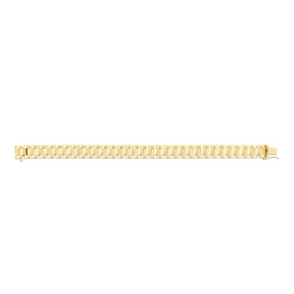 14K 8mm RailRoad Link Bracelet Comstock Jewelers Edmonds, WA