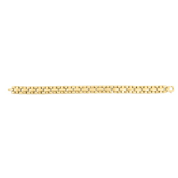 14K 9.4mm Large Link Panther Bracelet Young Jewelers Jasper, AL