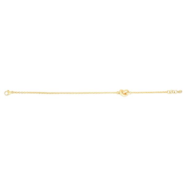 14k Gold Polished Puffed Love Knot Bracelet Rc5586 07 Comstock Jewelers Edmonds Wa 14k Gold Polished Puffed Love Knot Bracelet Rc5586 07 Comstock Jewelers Edmonds Wa