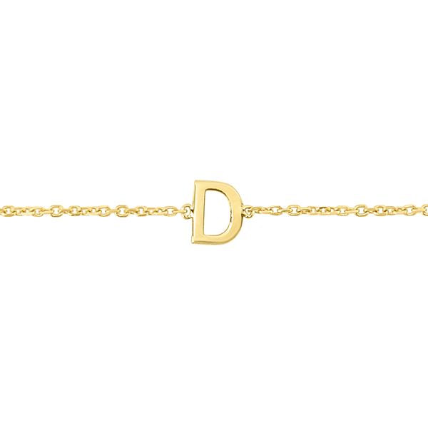 14K Mini Initial D Necklace Midtown Jewelers Herndon, VA