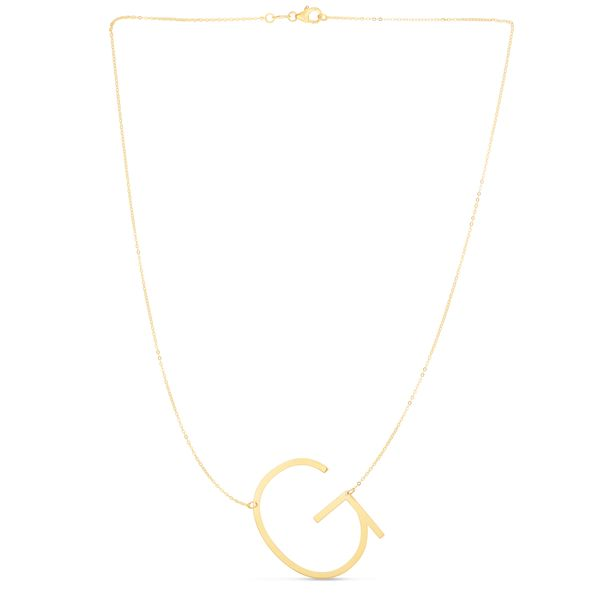 Personalized Large Initial Necklace – Maya J