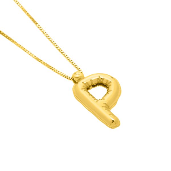 14K Helium Initial P Pendant Midtown Jewelers Herndon, VA
