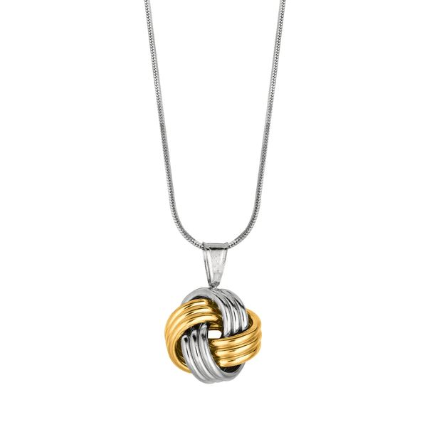 Tiny 9kt 30th Birthday Love Knot Necklace - Rose White Yellow Gold – Honey  Willow - handmade jewellery