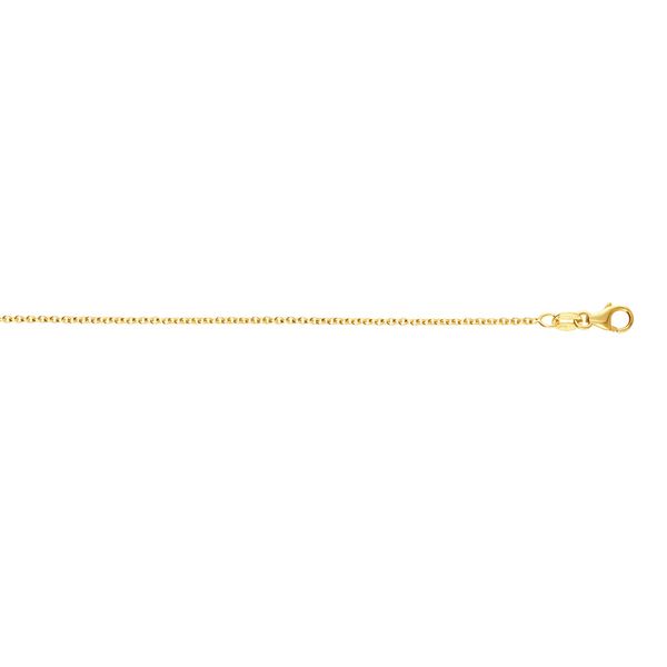 14K Gold 1.5mm Round Cable Chain  Avitabile Fine Jewelers Hanover, MA