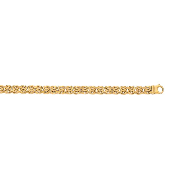 Buy 18k Italian Gold 5.6mm Byzantine Chain Necklace/18k Gold Necklace for  Men/solid 18k Gold Chain Online in India - Etsy