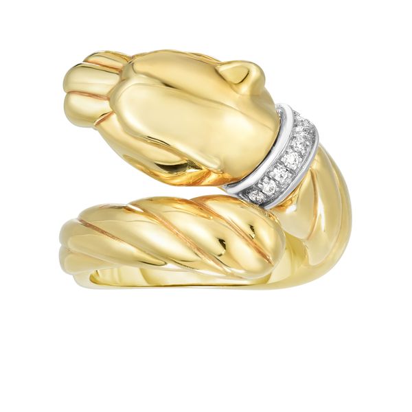14K Gold Diamond Panther Ring James Gattas Jewelers Memphis, TN