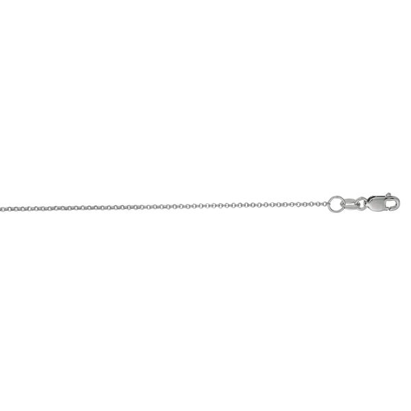 14K Gold 1.1mm Diamond Cut Rolo Chain Midtown Jewelers Herndon, VA
