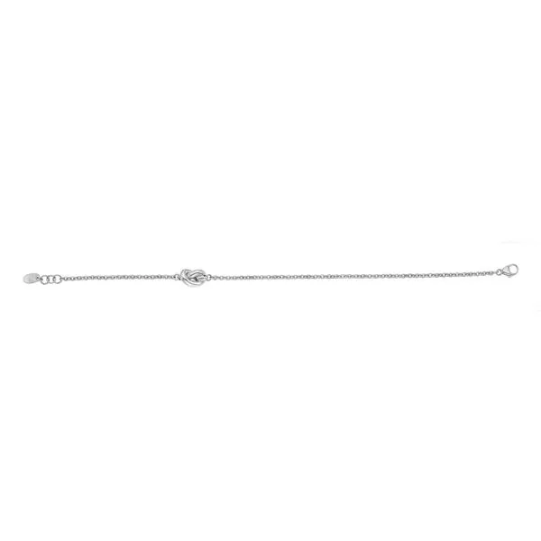 14k Gold Polished Puffed Love Knot Bracelet Wrc5586 07 Comstock Jewelers Edmonds Wa