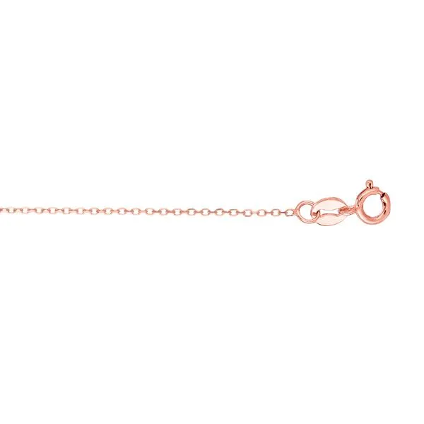 10K Gold 0.68mm Diamond Cut Cable Chain Palomino Jewelry Miami, FL