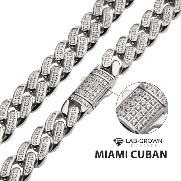 Black Miami Cuban Chain, Length 24 Inches / Black / Designed in USA / High Quality & Unique / Men's Jewelry / Klassic Statement