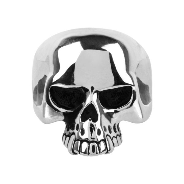 Black Oxidized Skull Ring Image 2 Morin Jewelers Southbridge, MA