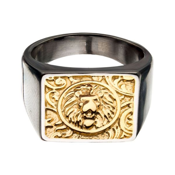 Vintage Crystal Enamel Lion Head Rings For Men Hip Hop Gold Alloy Hollow  Wide Hollow Finger Ring Luxury Punk Rock Knight Jewelry - Rings - AliExpress