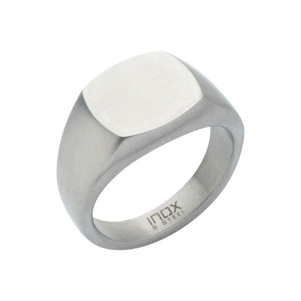 Stainless Steel Signet Pinky Finger Ring Tipton's Fine Jewelry Lawton, OK