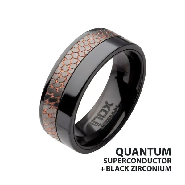 Flat Etched Niobium SuperConductor Black Zirconium Comfort F