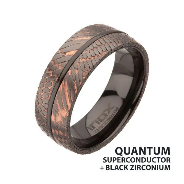 Double Flat Etched Niobium SuperConductor Black Zirconium Co