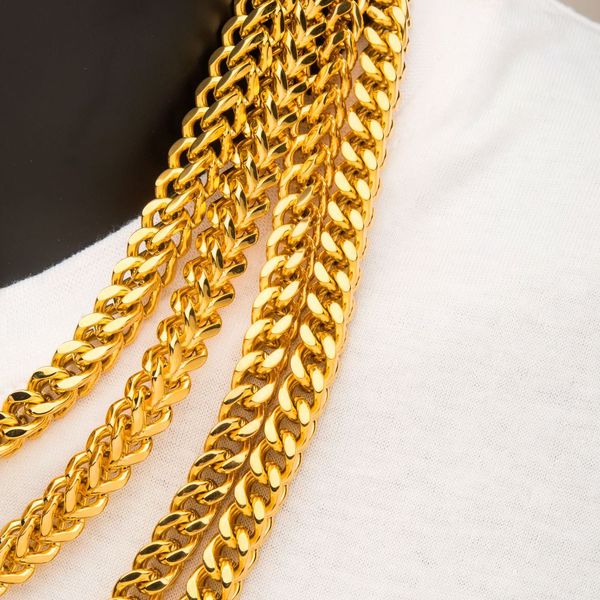 8mm 18K Gold Plated Franco Chain Image 3 Ritzi Jewelers Brookville, IN