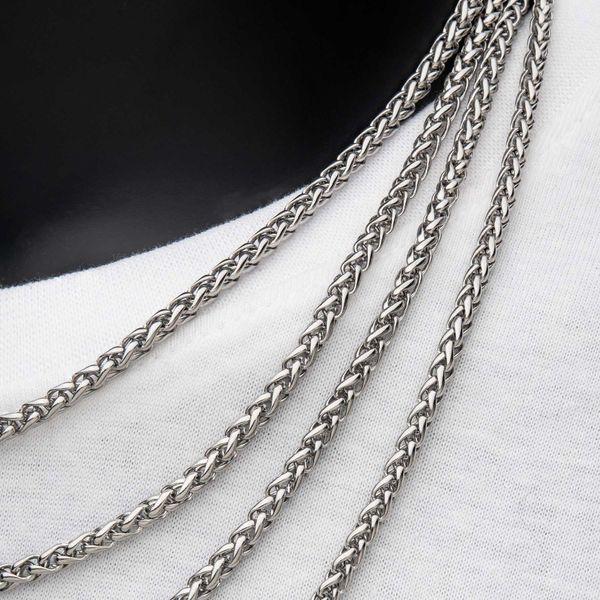 3mm Oxidized Steel Boston Link Chain Necklace Image 4 Carroll / Ochs Jewelers Monroe, MI