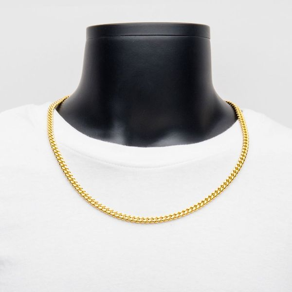 Buy quality Gold Stylish Double Tone Chain For Men in Mumbai