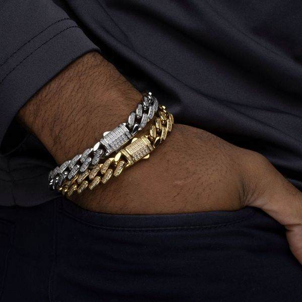 Buy Solid 18K Gold Miami Mens Cuban Curb Link Bracelet Online in India   Etsy