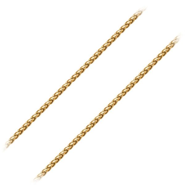 Cuoff Jewelry 3mm Stainless Steel Gold Chain Cuban Men's Necklace