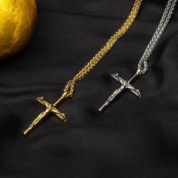 Gold Crucifix Kay Jewelers Mens Cross Necklace Necklace Kay