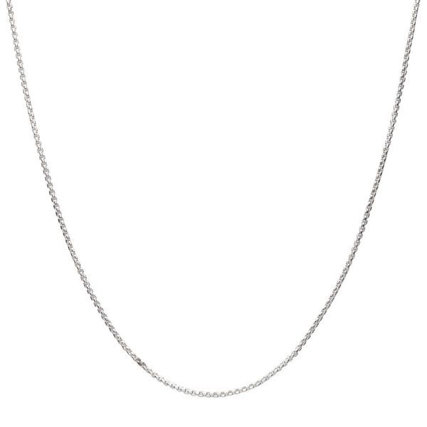 2.6mm 925 Italy Silver Polished Finish Box Chain Necklace with Flat Lobster Clasp Image 2 Branham's Jewelry East Tawas, MI