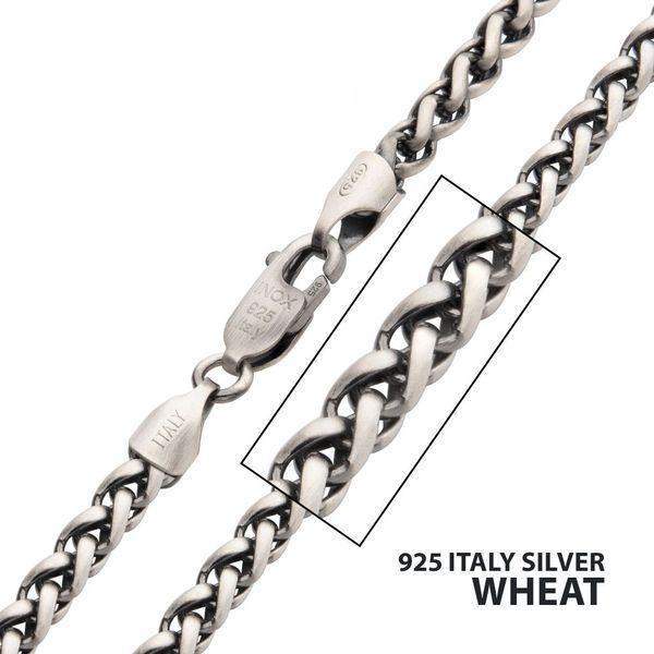 Men's 2.1mm Wheat Chain Necklace in 14K Gold - 30
