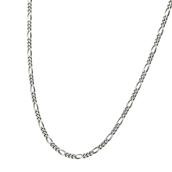 925 Italy Silver Black Rhodium Plated Brushed Satin Fi