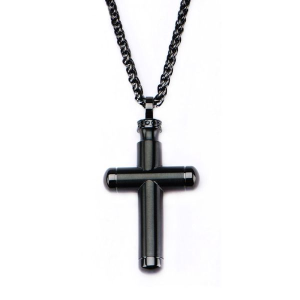 Bullet Pendant: Couture Stainless Steel 